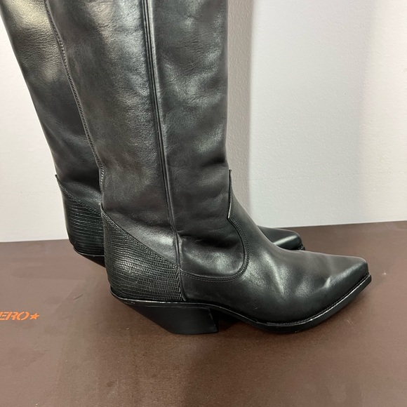 BUTTERO OVER THE KNEE  LEATHER BOOTS - Picture 11 of 16